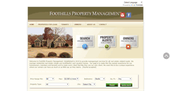 Desktop Screenshot of foothillspm.com